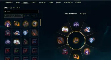 Ouro 4 com 40 Champs e 7 Skins + 11 Fragmentos