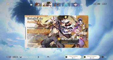 Raiden C2+BIS Nahida Bennett+Falcão Sara+Harpa Celestial