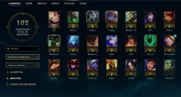 Conta de Legue of Legends - Ouro 4 - 20 campeões