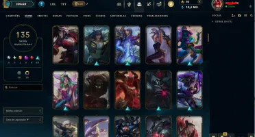 Conta Level 313 Com Skins E Mmr De Plat