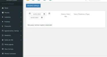 Site Web PHP para gestão de barbearia
