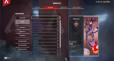 CONTA COM HERANÇA DA WRAITH - APEX LEGENDS