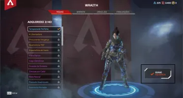 CONTA COM HERANÇA DA WRAITH - APEX LEGENDS