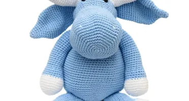 Alce em amigurumi