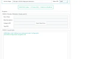 Robô de Conteúdo com Inteligência Artificial - Wordpress.