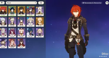 AR 41 Zhongli+Venti+Diluc+Mona+Benção