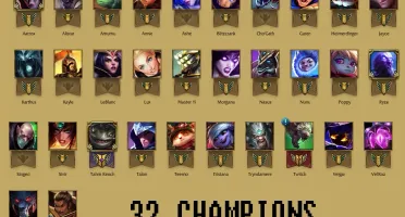 Conta Unranked com 32 Champions e Skins