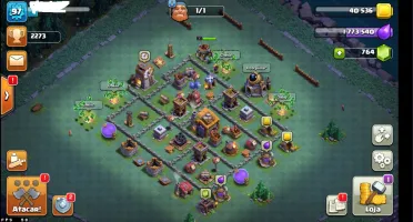 Conta de Clash Of Clans CV 10 - Com cv 9 Full