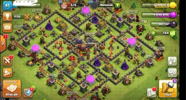 Conta de Clash Of Clans CV 10 - Com cv 9 Full