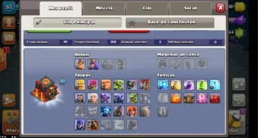 Conta de Clash Of Clans CV 10 - Com cv 9 Full