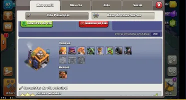 Conta de Clash Of Clans CV 10 - Com cv 9 Full