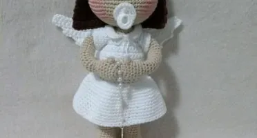 Anjinha Baby da Artesanato Flor de Lis