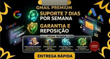 Gmail Novo E Antigo |Aquecidos + 2Fa + Brinde | Não Pede Sms