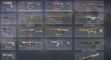 conta valorant muita skin d1