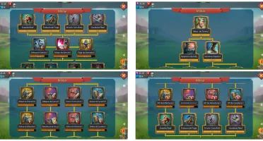 Conta Lords Mobile 64M - Bem adiantada pra t4