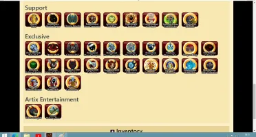 Conta aqw com varios rares