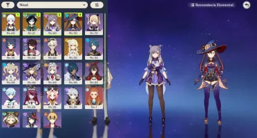 AR41 - Ayaka + Cort. Neblina + Venti + Keqing + Mona e MAIS