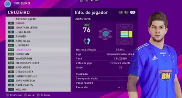 OptionFile PES 2020 PS4/PS5/PC 100% Atualizado Janeiro 2026