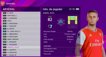 OptionFile PES 2020 PS4/PS5/PC 100% Atualizado Janeiro 2026