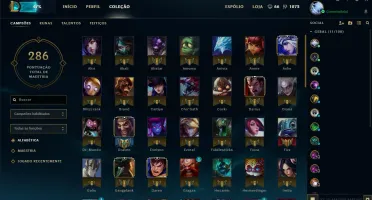 CONTA LEAGUE OF LEGENDS VÁRIAS SKINS LENDARIAS