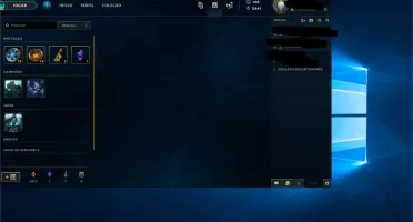 Conta de lol com ryze humano e pax sivir
