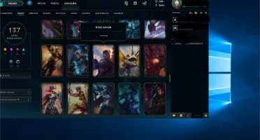 Conta de lol com ryze humano e pax sivir