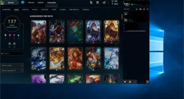 Conta de lol com ryze humano e pax sivir