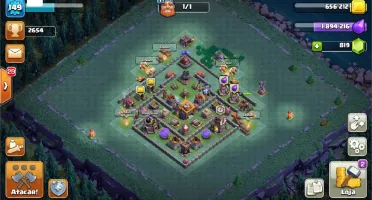 Conta Clash of Clans cv11 semi full