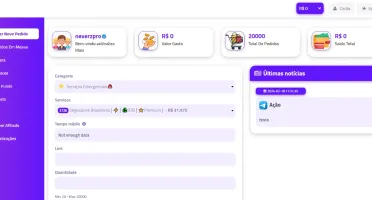 Script De Painel Smm Simplify *Sem Bugs* - Envio Automático