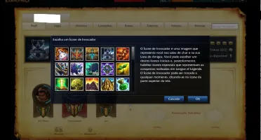 CONTA DE LEAGUE OF LEGENDS 22 CAMPEÕES - 5 SKINS (UNRANKED)