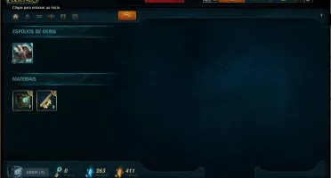CONTA DE LEAGUE OF LEGENDS 22 CAMPEÕES - 5 SKINS (UNRANKED)