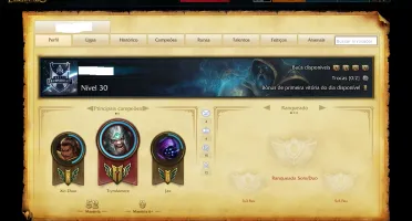 CONTA DE LEAGUE OF LEGENDS 22 CAMPEÕES - 5 SKINS (UNRANKED)