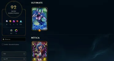 Conta League of Legends Full Acesso - 161 Champs e 92 Skins