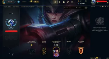 Conta League of Legends Full Acesso - 161 Champs e 92 Skins