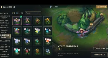 Conta Wild Rift 199 Skins Ahri Full
