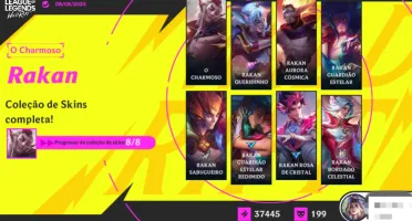 Conta Wild Rift 199 Skins Ahri Full