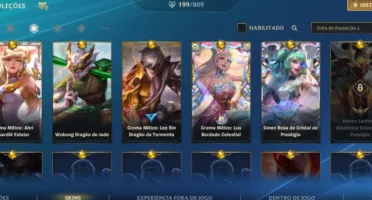 Conta Wild Rift 199 Skins Ahri Full