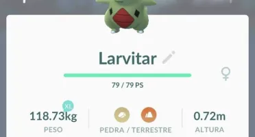 CONTA POKEMON GO NÍVEL 31 -1K candy dratini-larvitar-chansey
