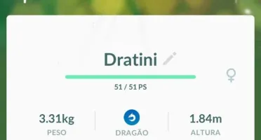 CONTA POKEMON GO NÍVEL 31 -1K candy dratini-larvitar-chansey