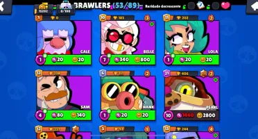 Vendo conta Brawl Stars