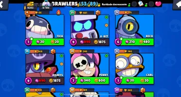 Vendo conta Brawl Stars