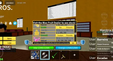 Conta Top De Blox Fruits