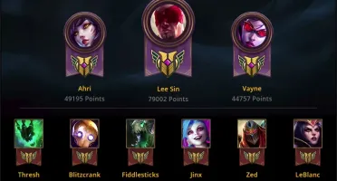 LEAGUE OF LEGENDS LV30 GOLD1 210 SKINS 20 RUNAS FULL HEROIS
