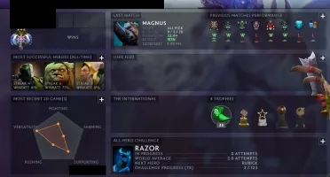Vendo conta de Dota 2 4300 MMR Anciente 3