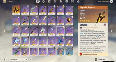 Conta Genshin Impact AR 55 Com 8 - ( 5 Estrelas)  Promoção!!