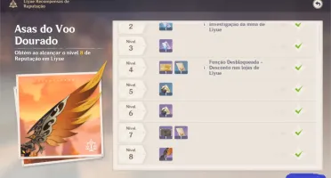 Conta Genshin Impact AR 55 Com 8 - ( 5 Estrelas)  Promoção!!