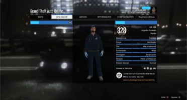 CONTA MODDER GTA5 PS4 120MILHÕES/LVL328 IMPERDÍVEL!