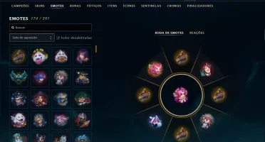 Diamante 4 com TODOS os Champs e 99 Skins ( SUP / ADC )