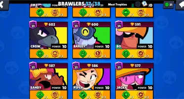 Brawl Stars - Recorde 21k - 37 brawlers full