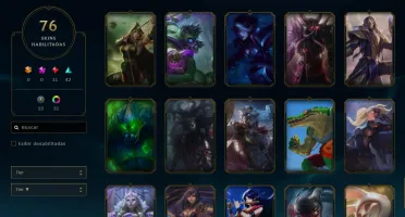 Conta Lvl 212 - Peak Elo Mestre 600pdl - 76 skins, 31 cromas